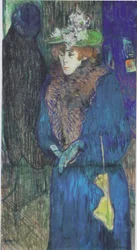 Jane Avril entre au Moulin Rouge